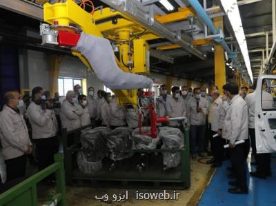 افتتاح پروژه های بهبود سالن مونتاژ پارس خودرو