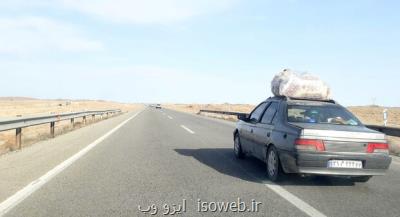 ۱ و هشت دهم میلیون تردد در راه های ورودی استان سمنان به ثبت رسید