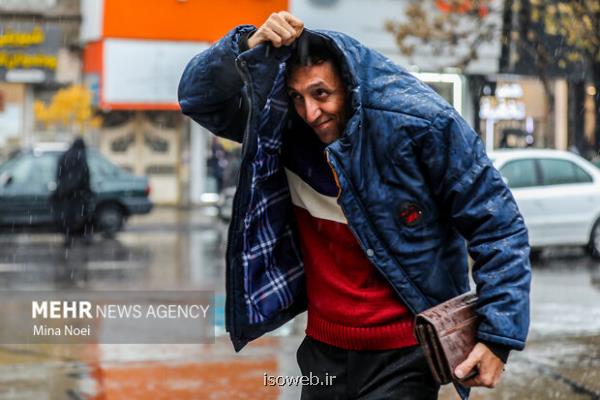 هواشناسی ایران ۲۹ اسفند هشدار رگبار باران در ۴ استان