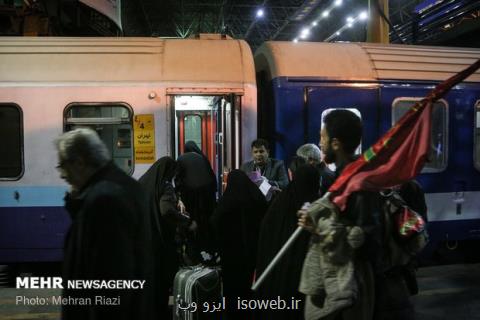 ۲۱۰قطارفوق العاده برای جابجایی زائران اربعین، تعبیه ریل باس مجانی